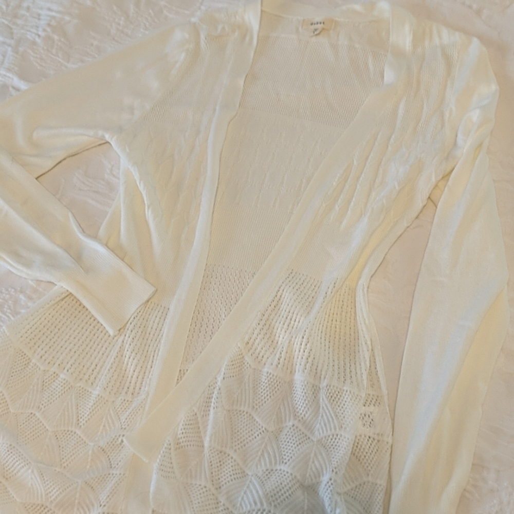 4/$20 White Cardigan Sweater